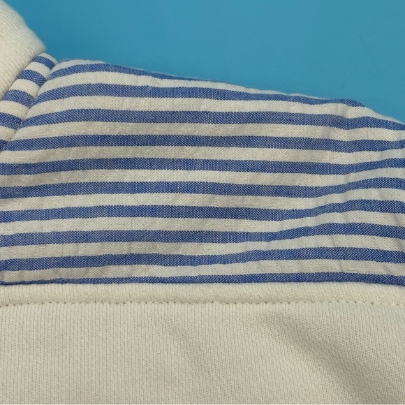 Vineyard Vines Women’s Quarter-Zip Sweatshirt with Sear sucker Accent Size M - Picture 12 of 14